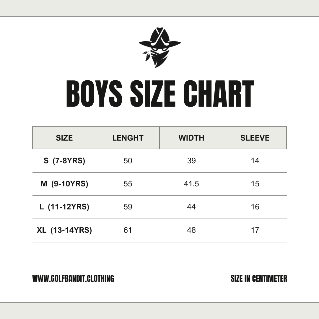 Junior clothing sizes top